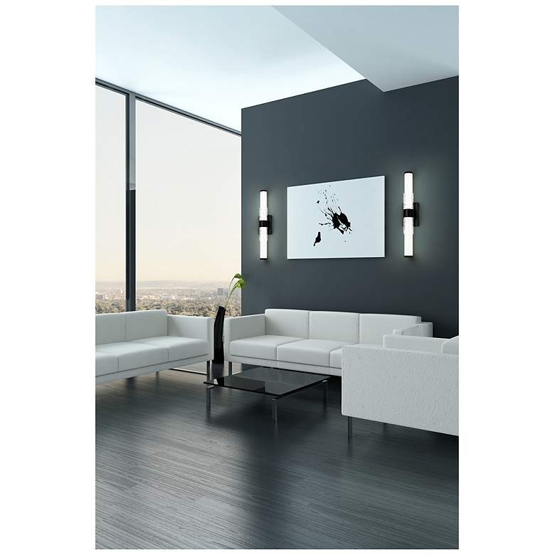 Image 2 Egon by Z-Lite Matte Black LED 1 Light Vanity more views