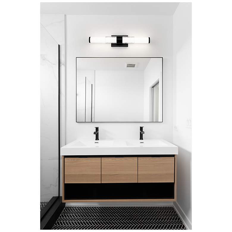 Image 3 Egon by Z-Lite Matte Black LED 1 Light Vanity more views
