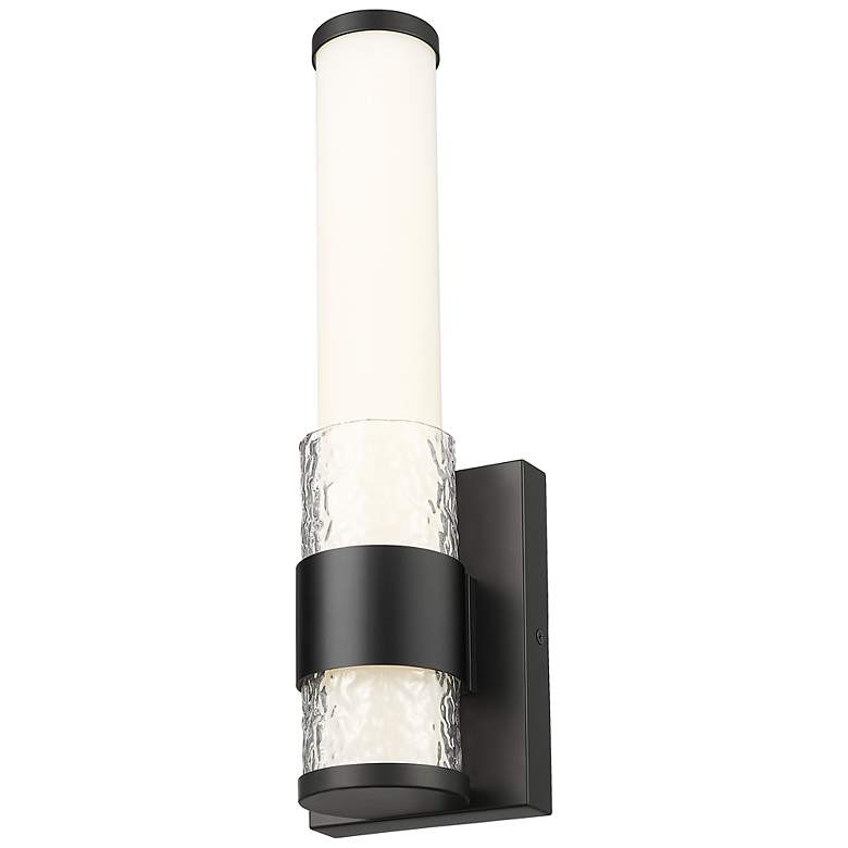 Image 4 Egon by Z-Lite Matte Black LED 1 Light Wall Sconce more views