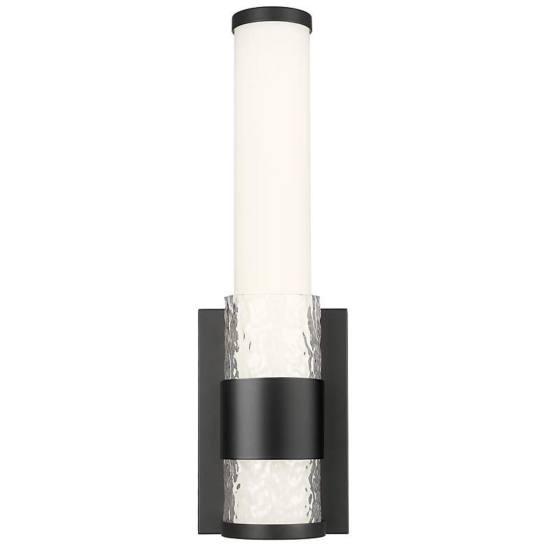 Image 5 Egon by Z-Lite Matte Black LED 1 Light Wall Sconce more views