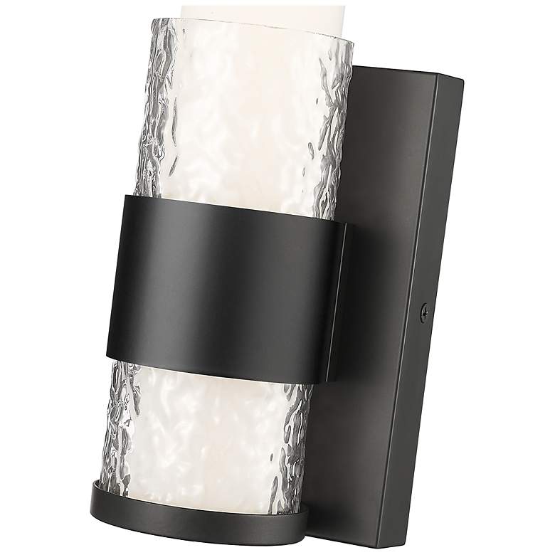 Image 6 Egon by Z-Lite Matte Black LED 1 Light Wall Sconce more views