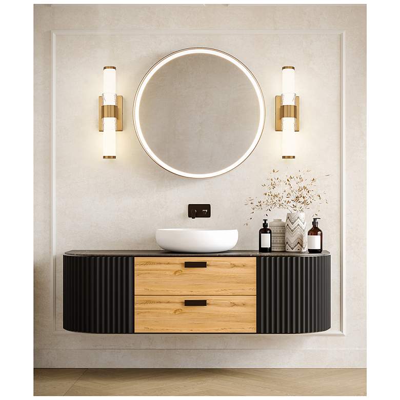 Image 2 Egon by Z-Lite Modern Gold LED 1 Light Vanity more views