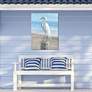 2_Egret Portrait 40" High Rectangular Outdoor Canvas Wall Art more views