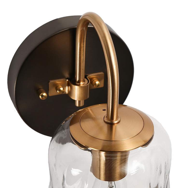 Image 3 Ehart 1-Light Black Gold Bathroom Vanity Light more views