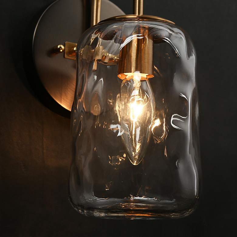 Image 4 Ehart 1-Light Black Gold Bathroom Vanity Light more views