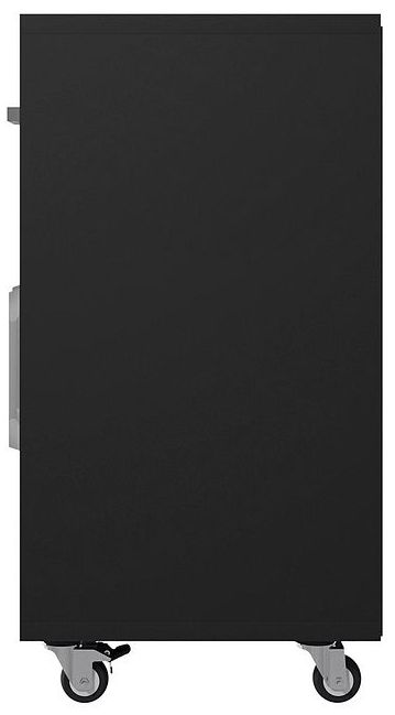 Image 7 Eiffel 28.35" Mobile Garage Storage Cabinet with 1 Drawer in Yellow Gl more views
