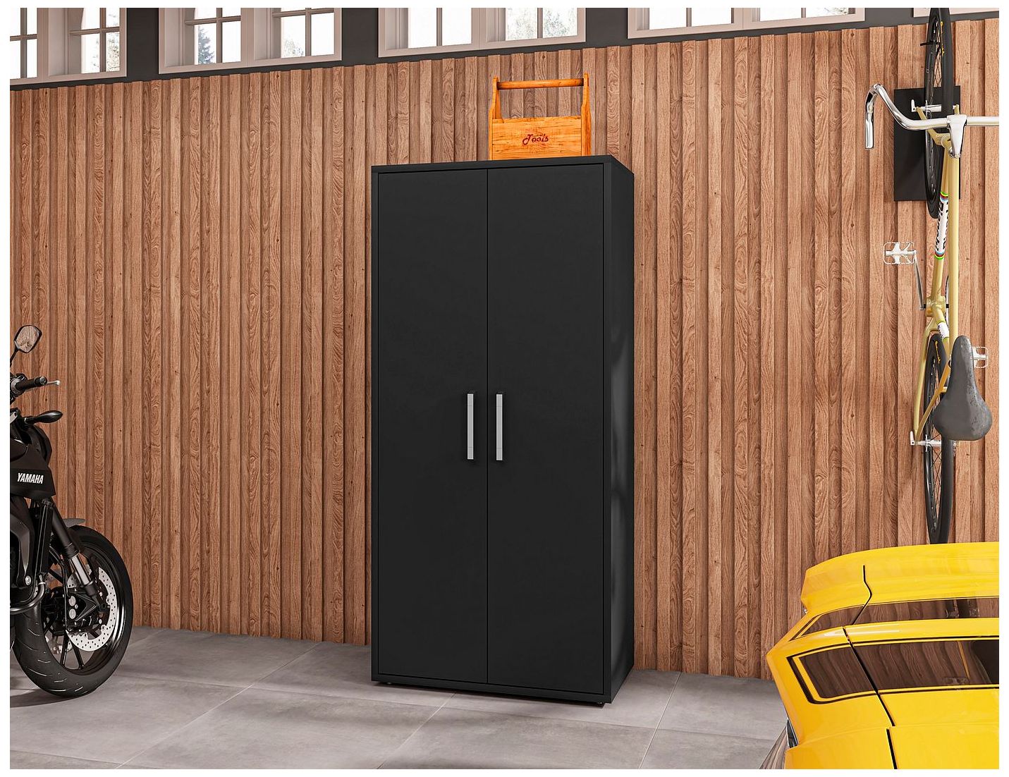 Image 3 Eiffel 73.43 Garage Cabinet in Black Matte more views