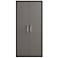 Eiffel 73.43" Garage Cabinet with 4 Adjustable Shelves in Grey Gloss