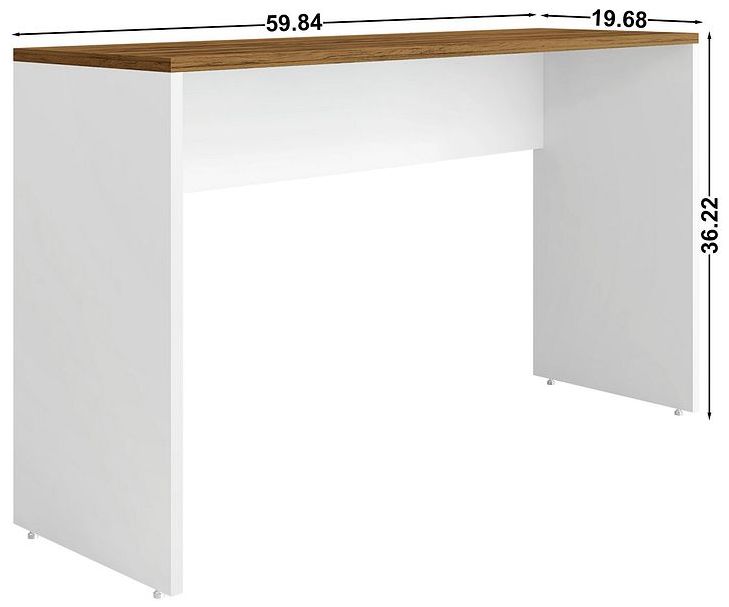 Image 3 Eiffel Garage Desk in White Gloss more views