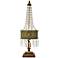Eiffel Parisian Moss Hand-Painted Table Lamp