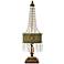 Eiffel Parisian Moss Hand-Painted Table Lamp