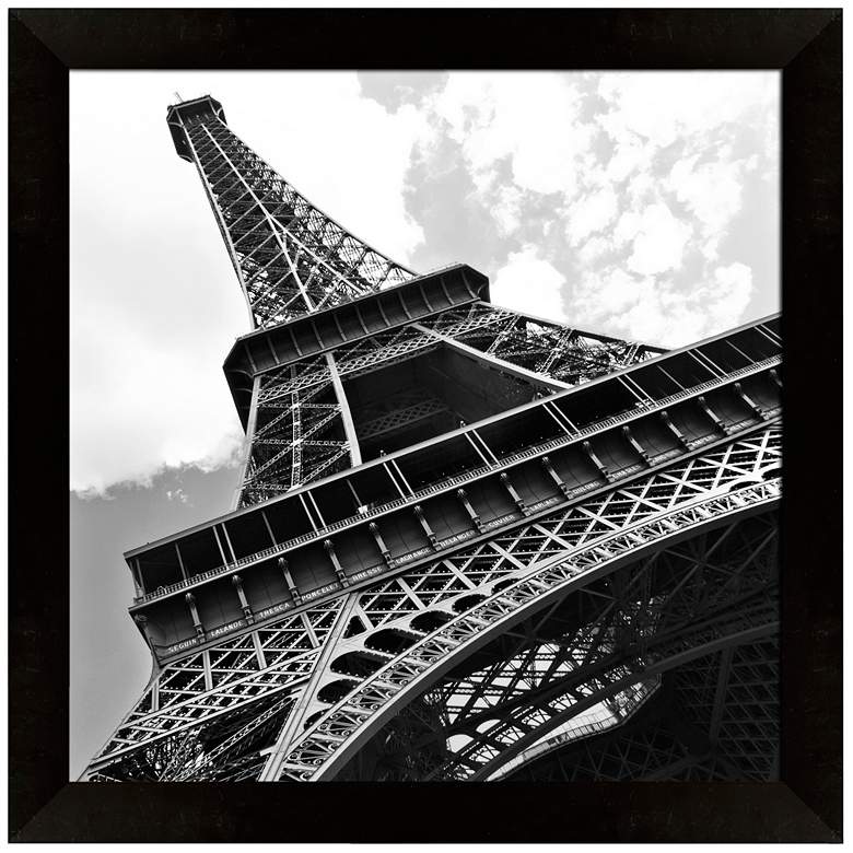 Image 1 Eiffel Tower II 14 inch Square Architectural Wall Art