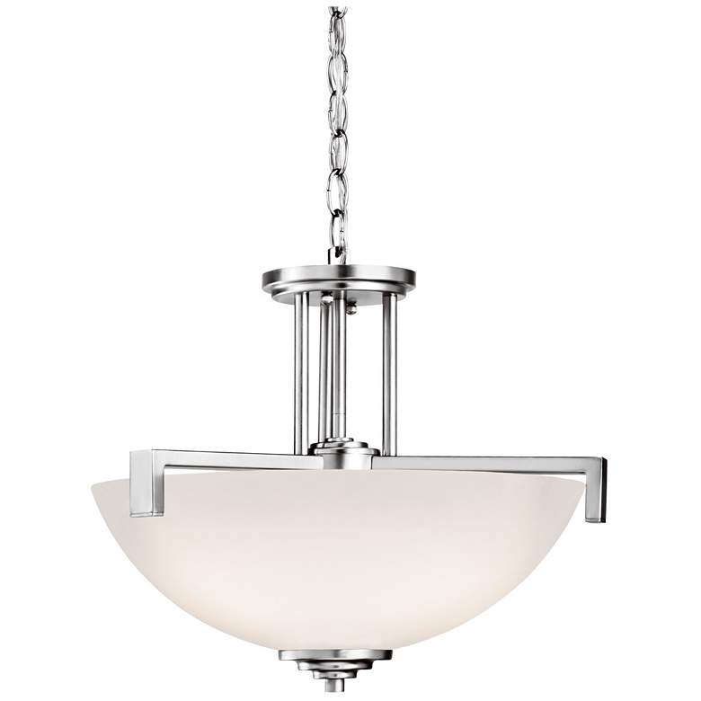 Image 1 Eileen 17.3" Wide Chrome and Silver Pendant Light by Kichler