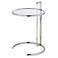 Eileen Grey Chrome and Glass Accent Table
