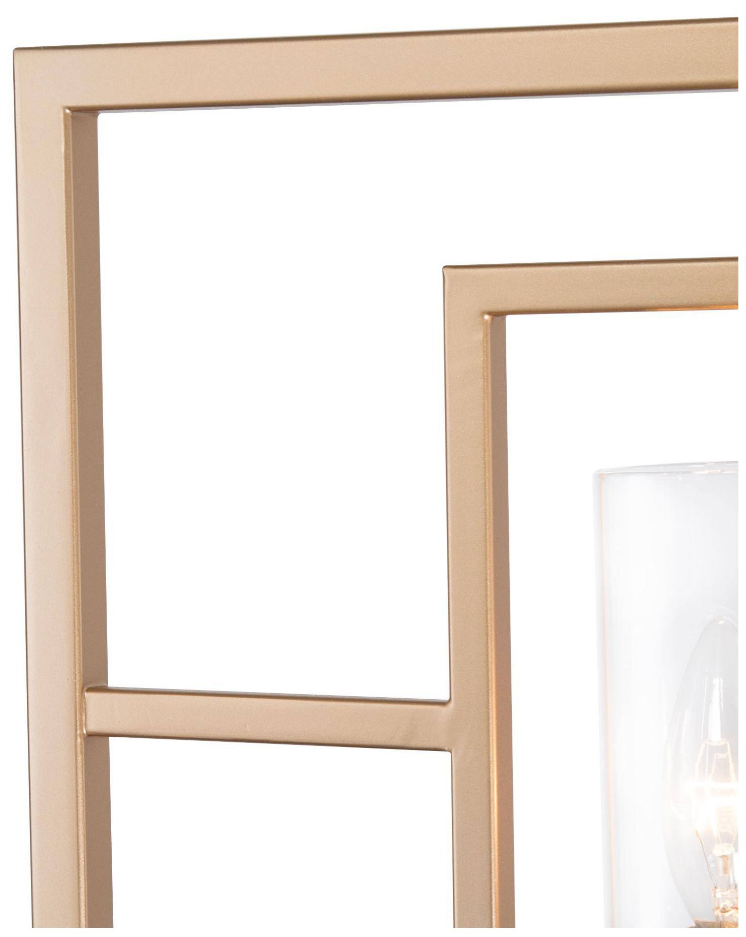 Eira 37.4"W Linear Glass 6-Light Dining Chandelier
