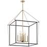 2_Eisley 28 1/4" Wide Black and Champagne Foyer Pendant Light