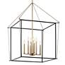 3_Eisley 28 1/4" Wide Black and Champagne Foyer Pendant Light more views
