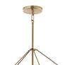 4_Eisley 28 1/4" Wide Black and Champagne Foyer Pendant Light more views