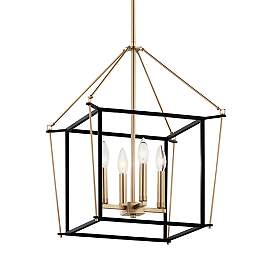Image4 of Eisley Champagne Bronze Foyer Pendant 4Lt more views