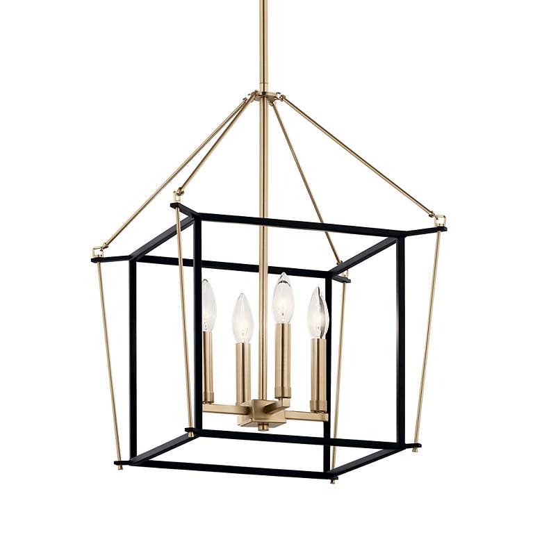 Image 4 Eisley Champagne Bronze Foyer Pendant 4Lt more views