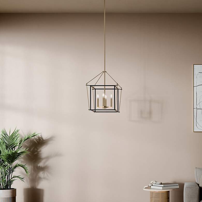 Image 7 Eisley Champagne Bronze Foyer Pendant 4Lt more views
