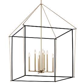 Image2 of Eisley Champagne Bronze Foyer Pendant 8Lt more views