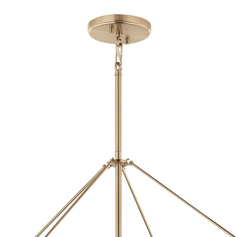 Image 3 Eisley Champagne Bronze Foyer Pendant 8Lt more views