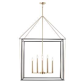 Image4 of Eisley Champagne Bronze Foyer Pendant 8Lt more views