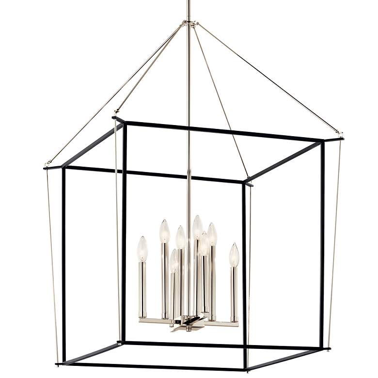 Image 3 Eisley Polished Nickel Foyer Pendant 8Lt more views