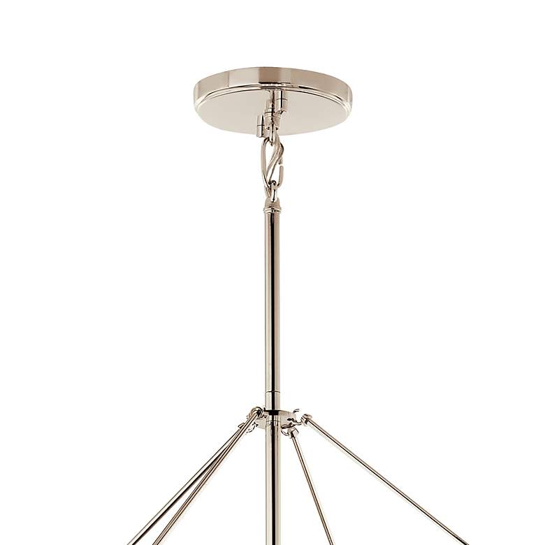 Image 4 Eisley Polished Nickel Foyer Pendant 8Lt more views