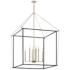 Eisley Polished Nickel Foyer Pendant 8Lt