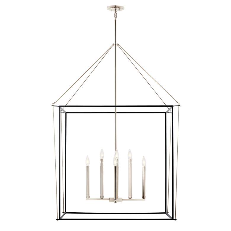 Image 5 Eisley Polished Nickel Foyer Pendant 8Lt more views