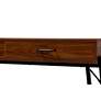 Eivor 47 1/4" Wide Walnut Brown 2-Drawer Console Table