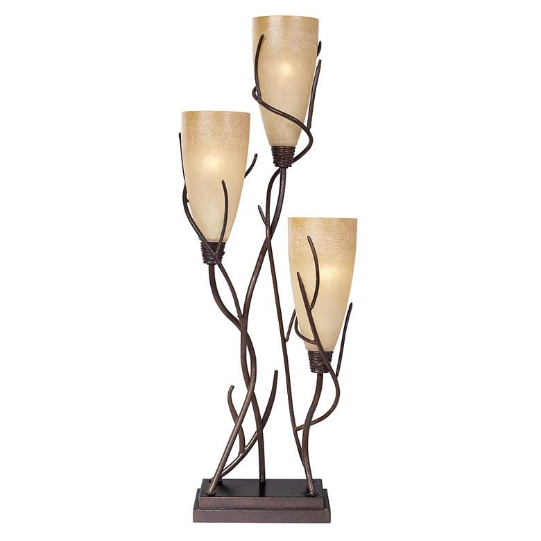 El Dorado Rustic Tree Branch 3-Light Uplight Accent Table Lamp