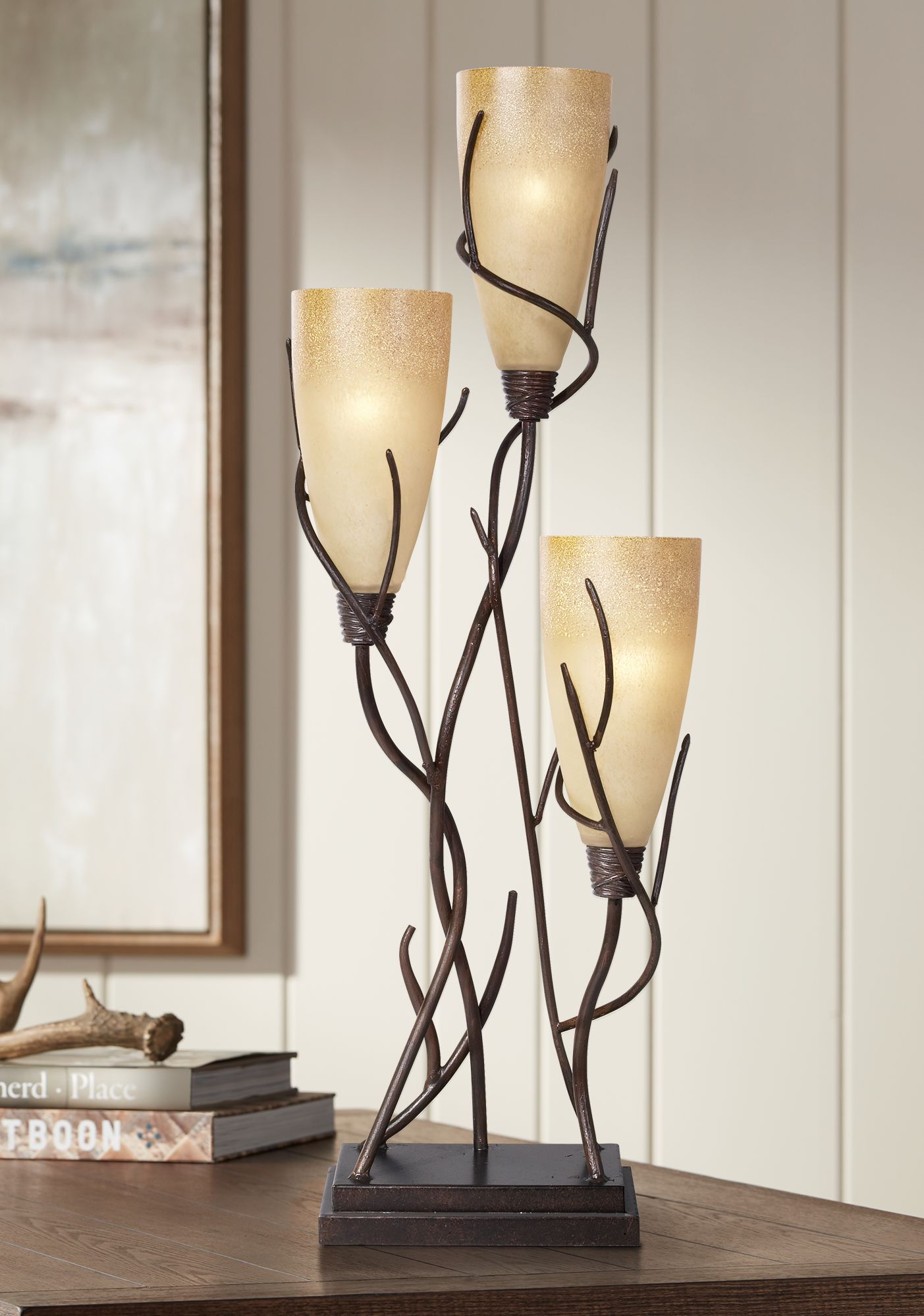 three light table lamp