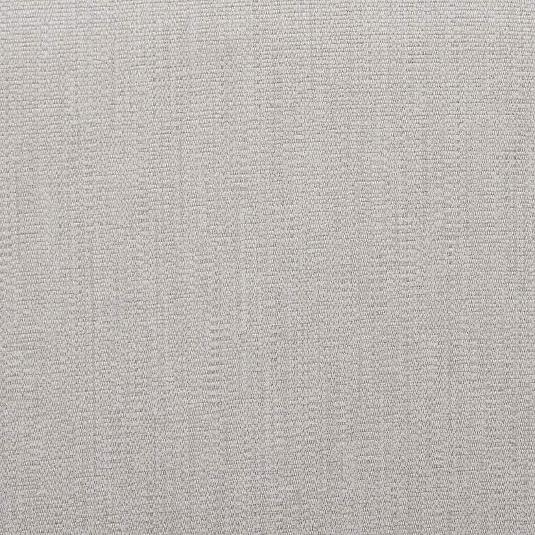 Image 5 Elaine Gray Fabric Slipcover Dining Armchair with Casters more views