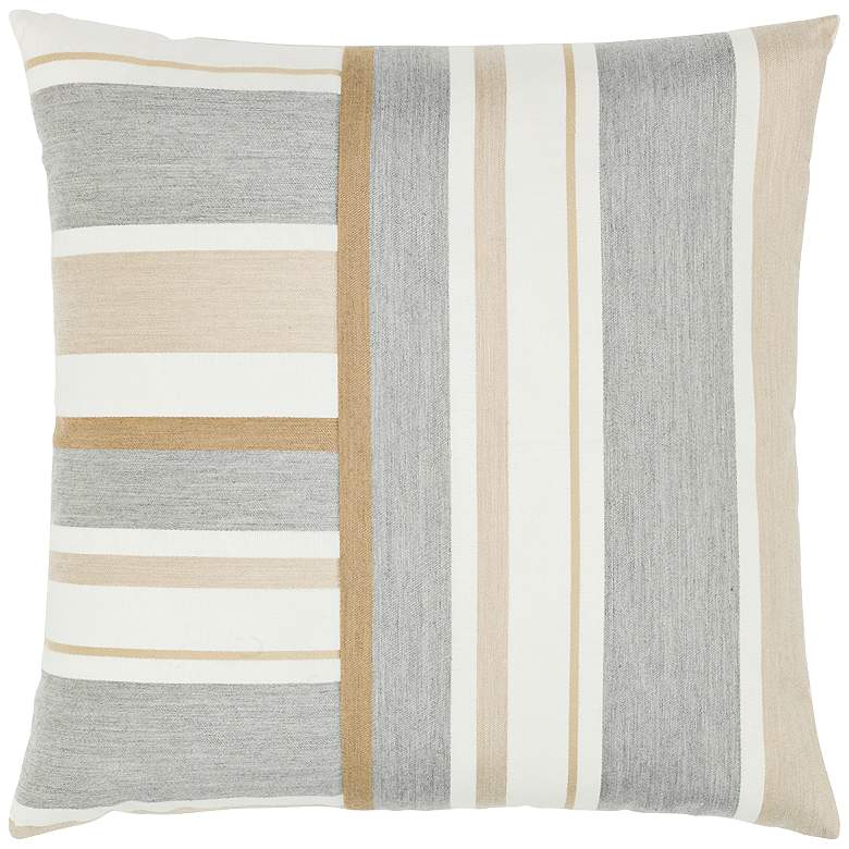 Image 1 Elaine Smith Balkan Stripe 20 inch Square Indoor-Outdoor Pillow