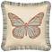 Elaine Smith Butterfly Spa 20" Square Indoor-Outdoor Pillow