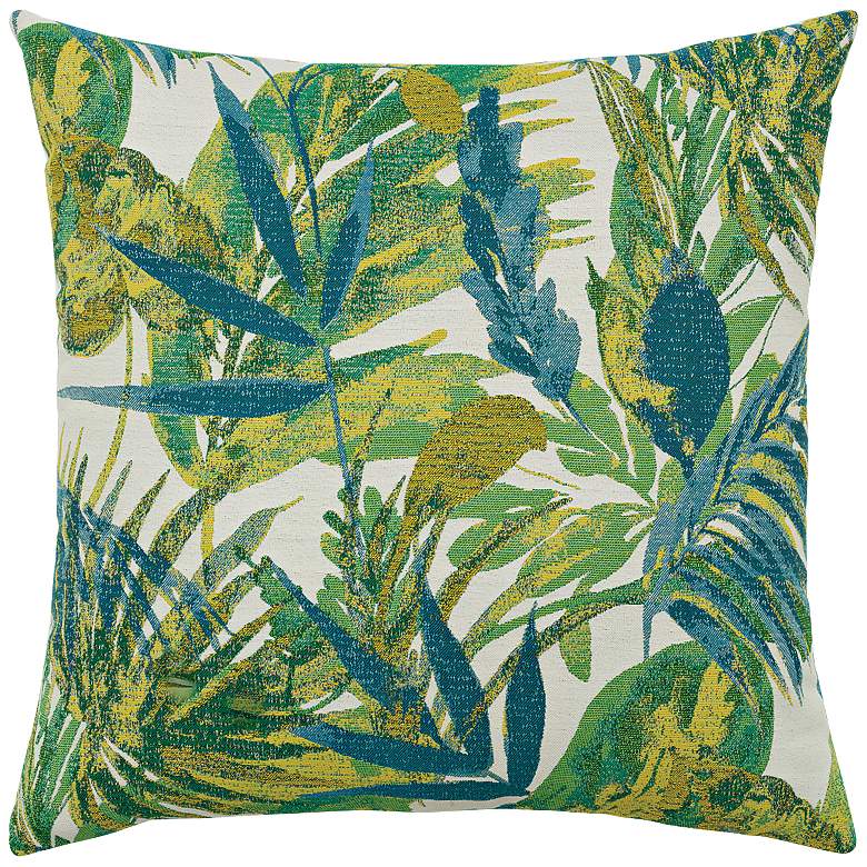Image 1 Elaine Smith Eden Botanical 20 inch Square Indoor-Outdoor Pillow
