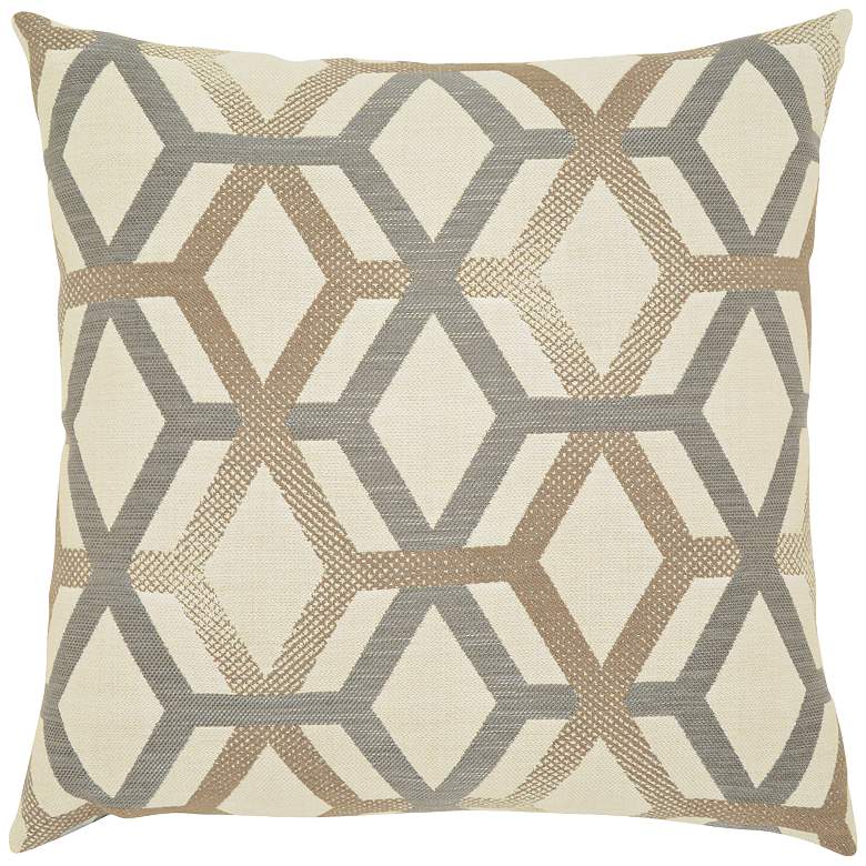Image 2 Elaine Smith Lustrous Lines 20 inch Square Indoor-Outdoor Pillow