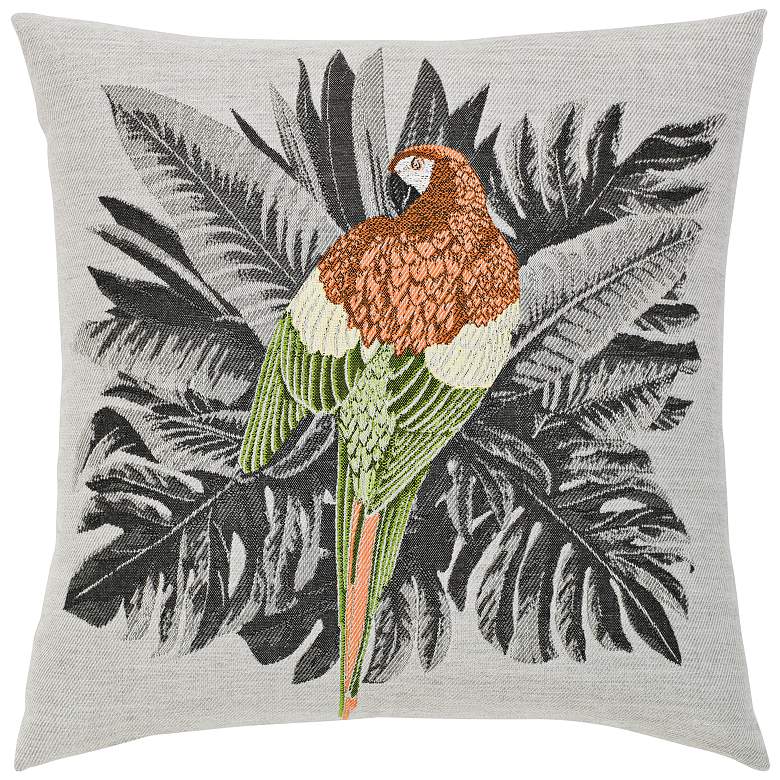 Image 1 Elaine Smith Macaw 20 inch Square Indoor-Outdoor Pillow