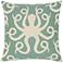 Elaine Smith Octoplush Spa 20" Square Indoor-Outdoor Pillow
