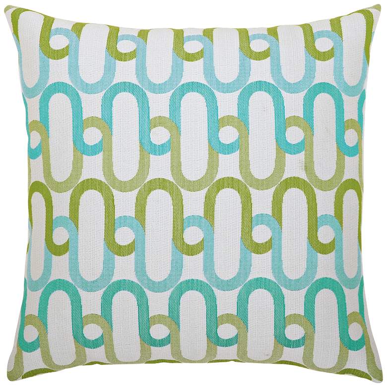Image 1 Elaine Smith Poolside Link 20 inch Square Indoor-Outdoor Pillow