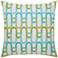 Elaine Smith Poolside Link 20" Square Indoor-Outdoor Pillow