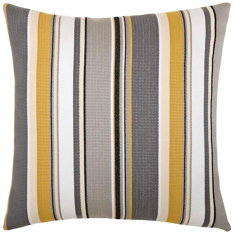 Image 1 Elaine Smith Shadow Stripe 20 inch Square Indoor-Outdoor Pillow