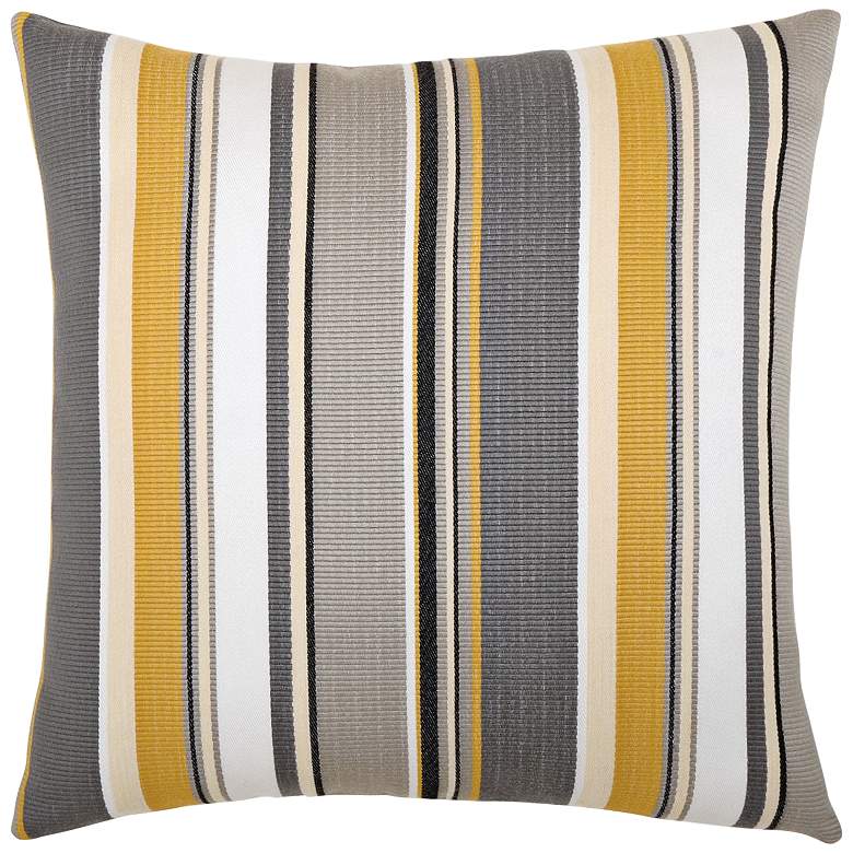 Image 1 Elaine Smith Shadow Stripe 20" Square Indoor-Outdoor Pillow