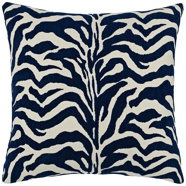 Image 1 Elaine Smith Zebra Marine 20 inch Square Indoor-Outdoor Pillow