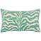 Elaine Smith Zebra Mist 20x12 Lumbar Indoor-Outdoor Pillow