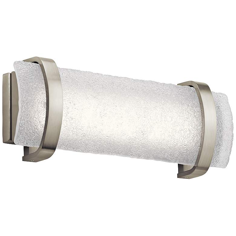 Image 1 Elan Adara 19 inch Wide Brushed Nickel LED Bath Light