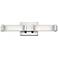 Elan Ammiras 20" Wide Chrome 2-Light LED Bath Light